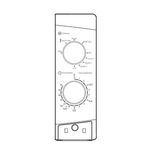 Microondas Wonder WDMW700G 700W 20L con grill blanco panel de mandos