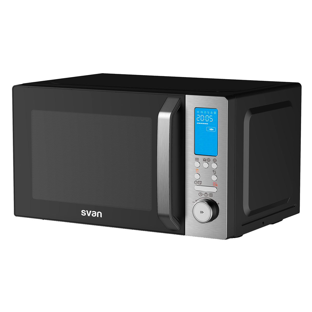 Microondas de convección Svan SVMW270CVN 900W 26L función Air Fryer negro
