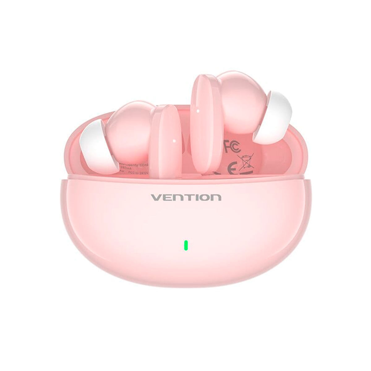 Auriculares inalámbricos Vention NBF0 con estuche de carga Bluetooth 5.3 rosa