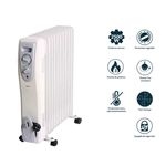 Radiador de aceite Infiniton HOR-2500 2500W 3 niveles de potencia blanco características