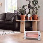 Estufa de cuarzo Infiniton HQP-120 1200W 3 niveles de potencia blanco ambientada