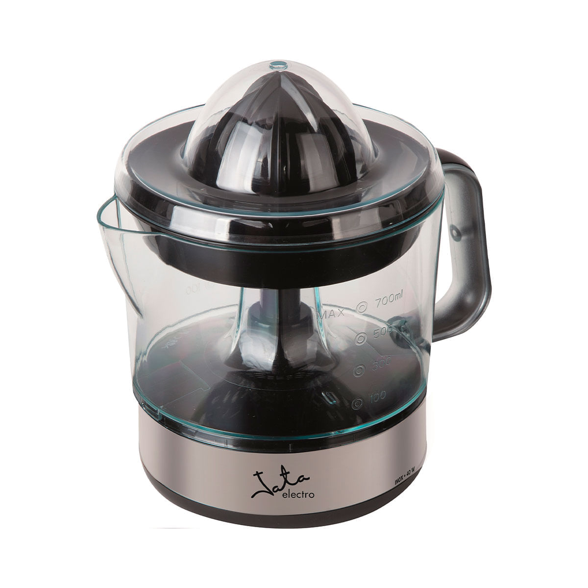 Exprimidor eléctrico Jata EX421 40W 700ml 2 conos inox/negro