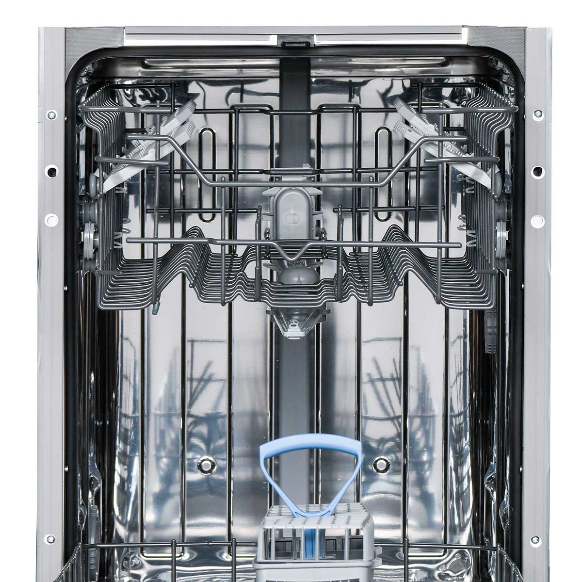 Lavavajillas integrable Svan SVJI1045 10 cubiertos 6 programas E blanco 44,8 cm detalle superior