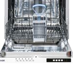 Lavavajillas integrable Svan SVJI1045 10 cubiertos 6 programas E blanco 44,8 cm detalle inferior