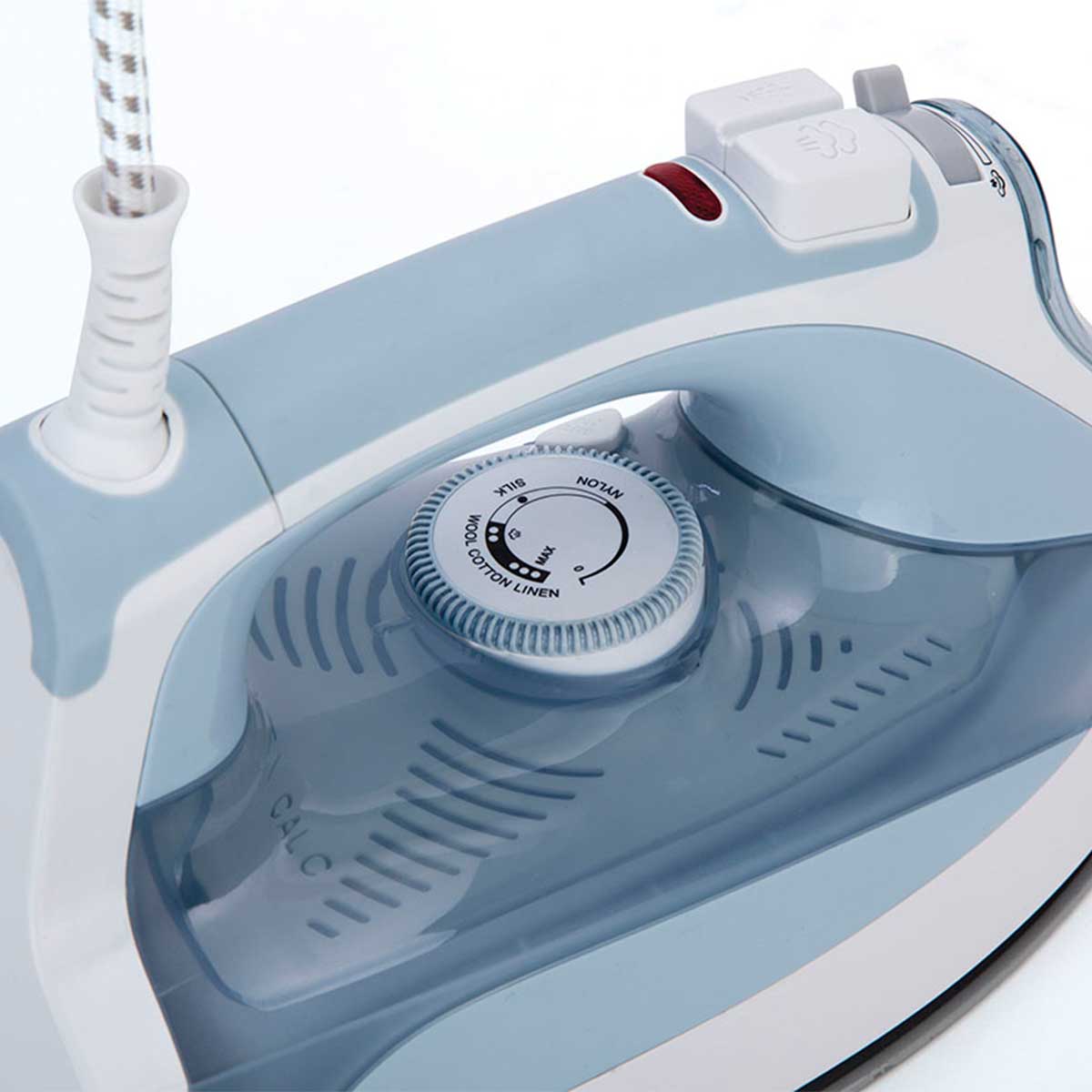 Plancha de vapor Jata PL1058C 3000W 400ml suela cerámica azul cenital