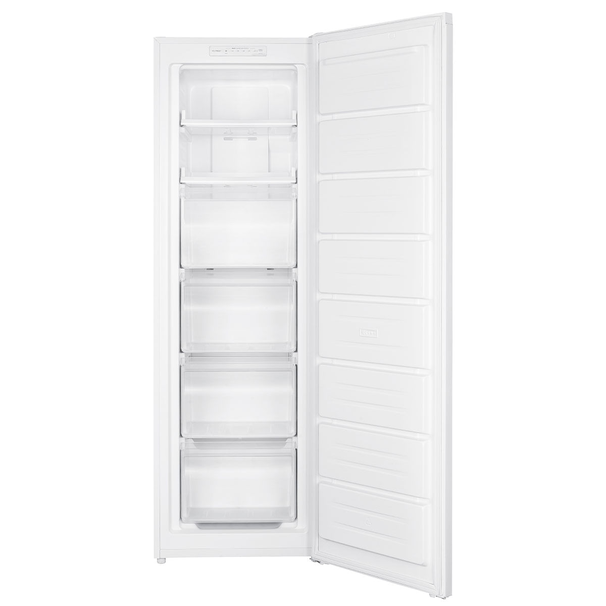 Congelador vertical Svan SCV175500ENF No Frost 204L E blanco 170,5 cm abierto