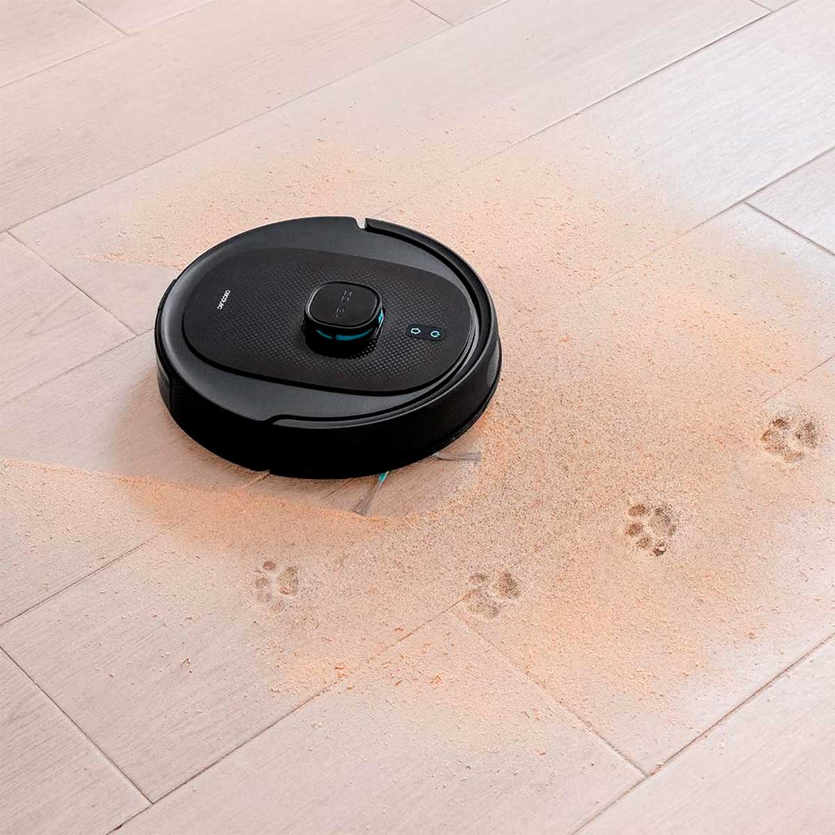 Robot aspirador Cecotec Conga 7490 Immortal Home X-Treme 2600Pa 4 en 1 conexión WiFi con accesorios negro 7