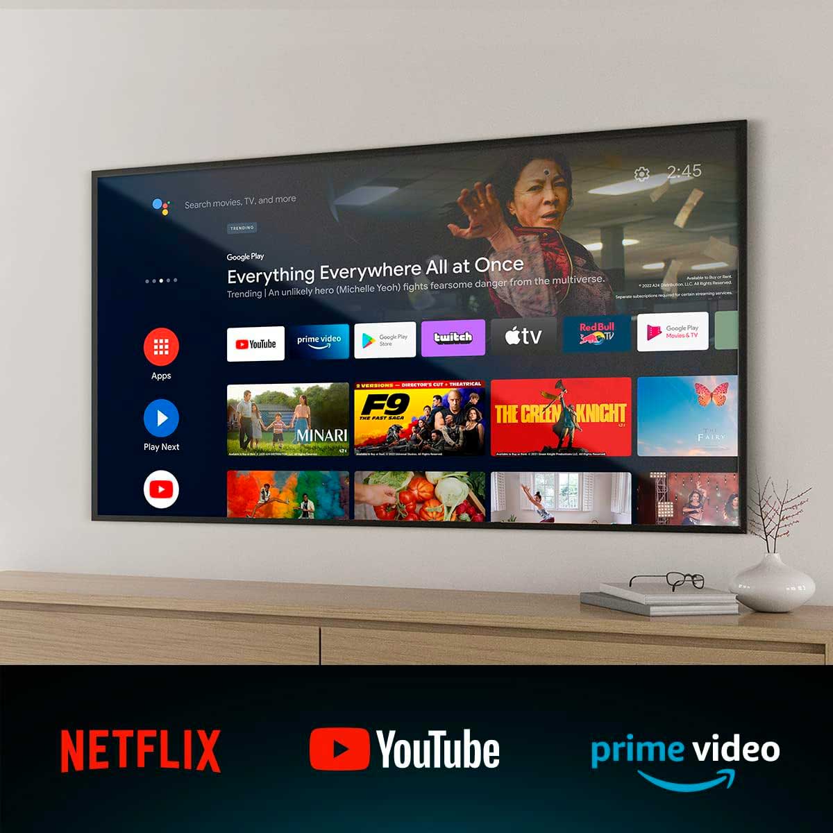 Televisor Smart TV Cecotec TV Cecotec A2 series ALU20043 43'' 4K UHD LED Android 11 F negro 3