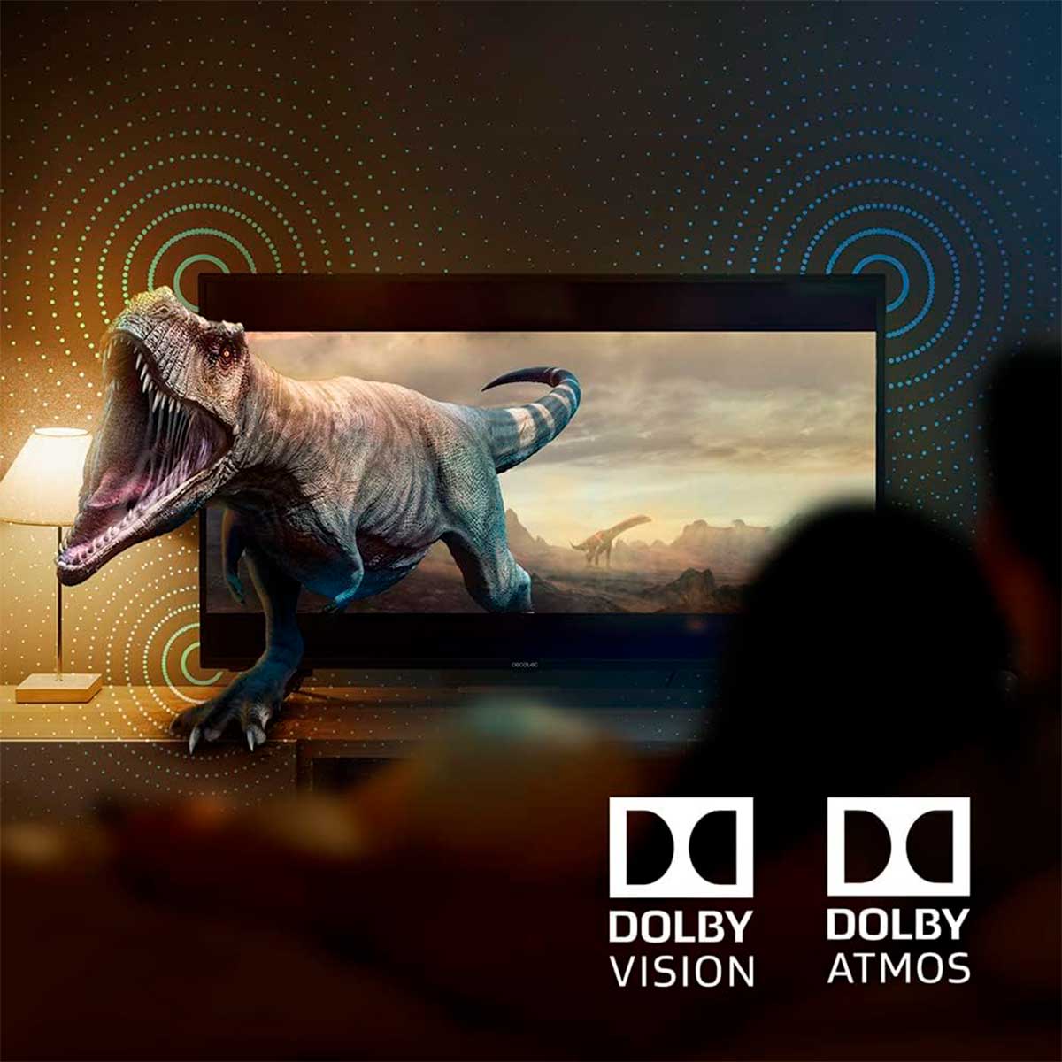 Televisor Smart TV Cecotec TV Cecotec A2 series ALU20043 43'' 4K UHD LED Android 11 F negro 5