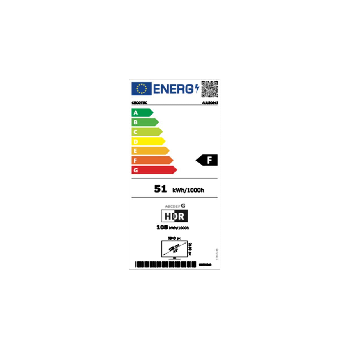 Televisor Smart TV Cecotec TV Cecotec A2 series ALU20043 43'' 4K UHD LED Android 11 F negro 7