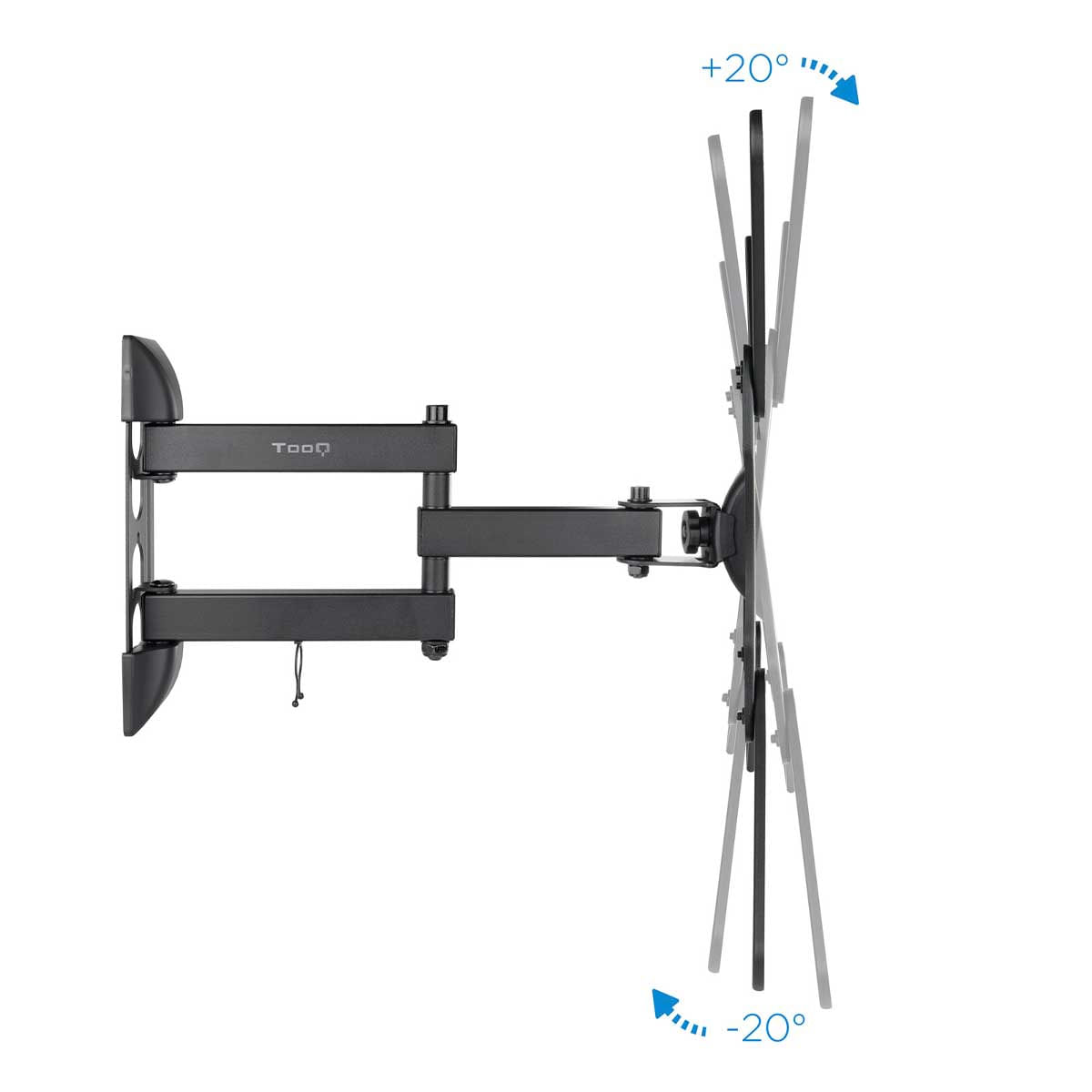 Soporte de TV TooQ LP6055TN-B 23''-55'' inclinable y pivotable negro 3