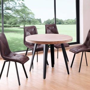 Mesa de comedor Berg diseño fijo Ø100x76 cm