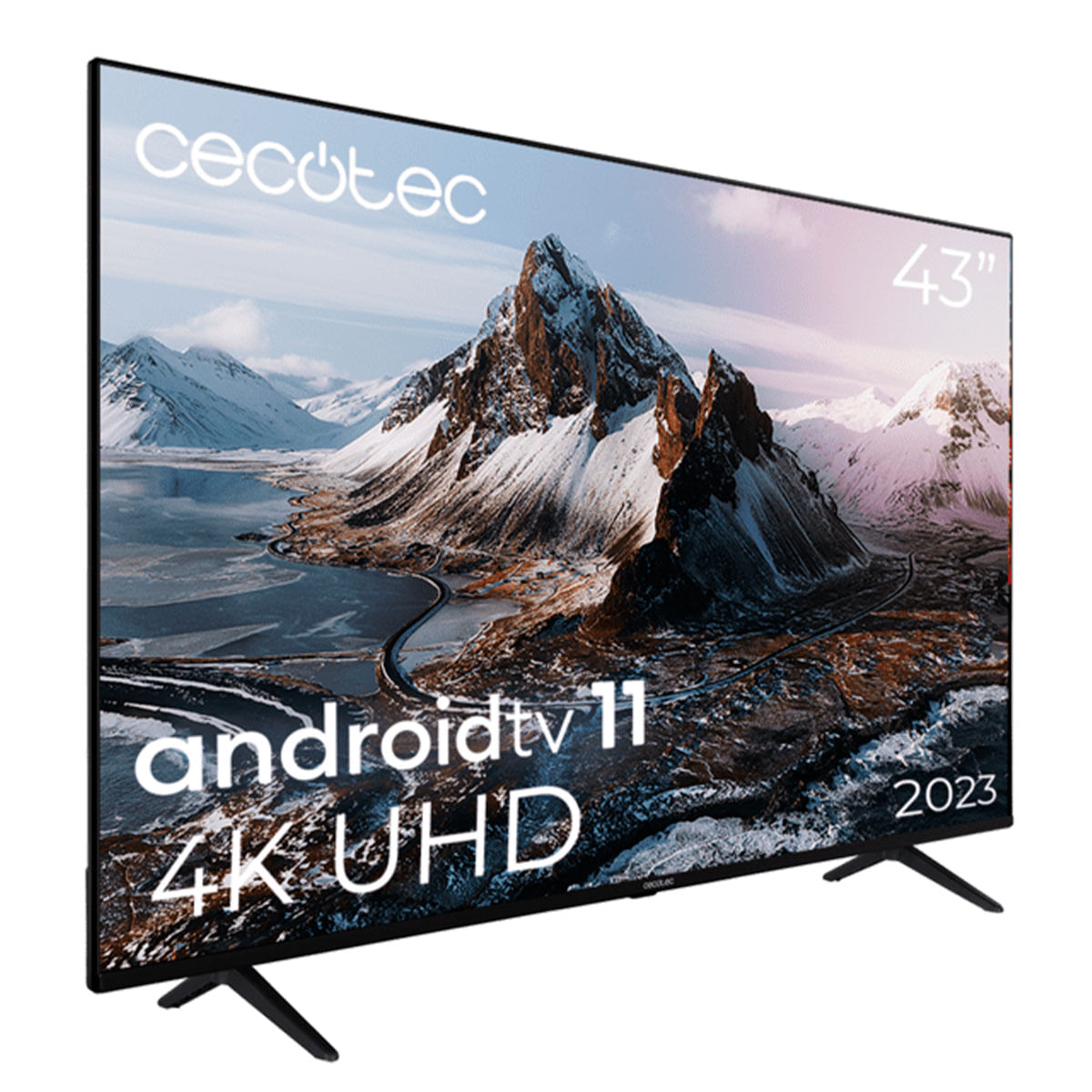 Televisor Smart TV TV Cecotec LED A3 Series ALU30043S 43'' 4K UHD LED Android 11 G negro 2