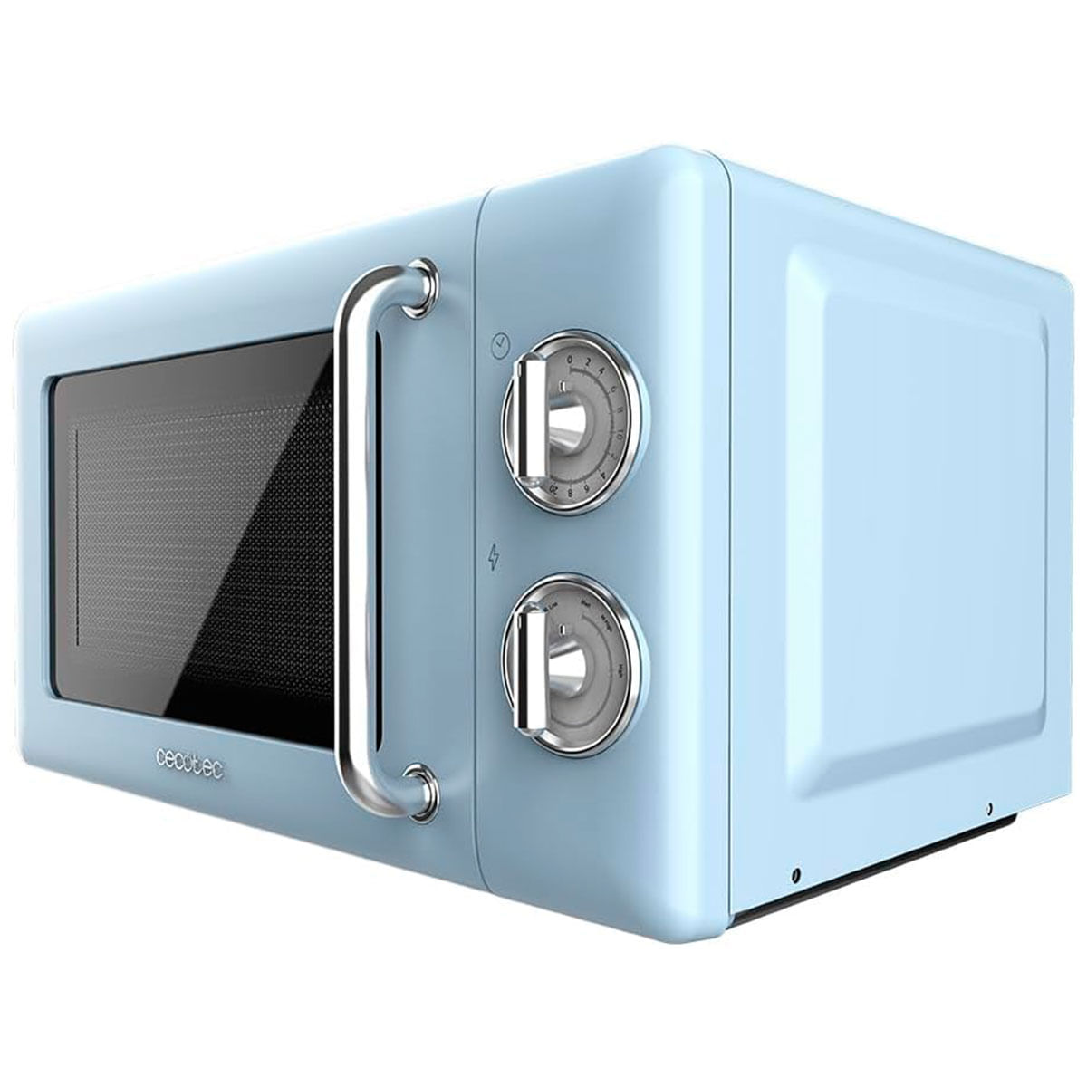 Microondas Cecotec ProClean 3010 Retro 700W 20L diseño vintage azul 2