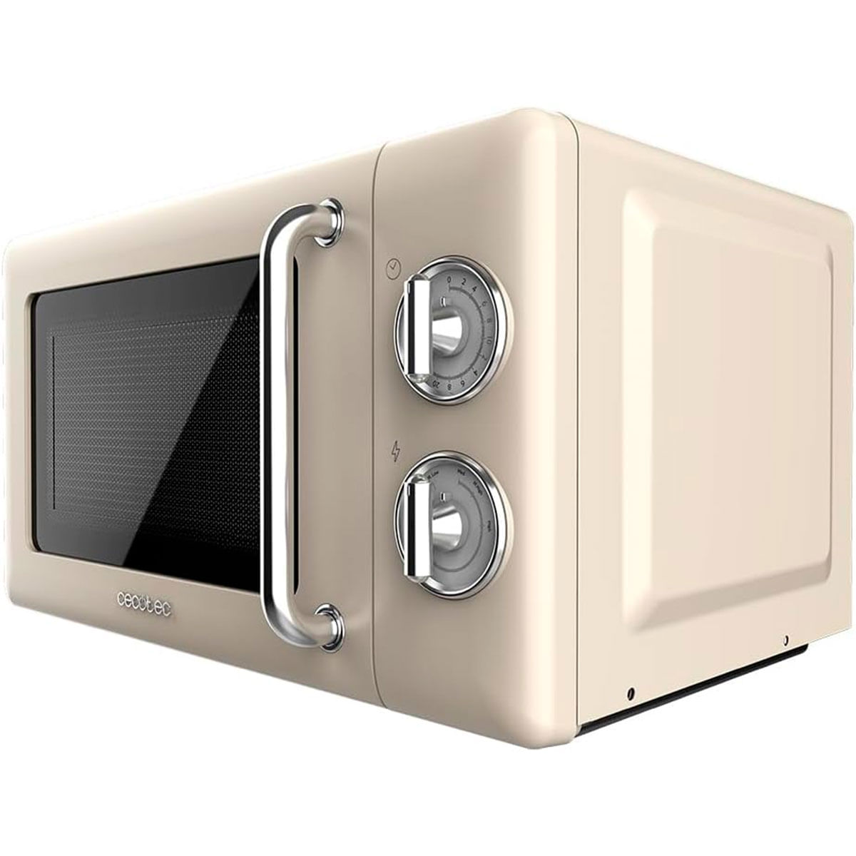 Microondas Cecotec ProClean 3010 Retro 700W 20L diseño vintage beige 2