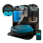 Robot aspirador Cecotec Conga 11090 Spin Revolution Home&Wash 4 en 1 WiFi base inteligente negro