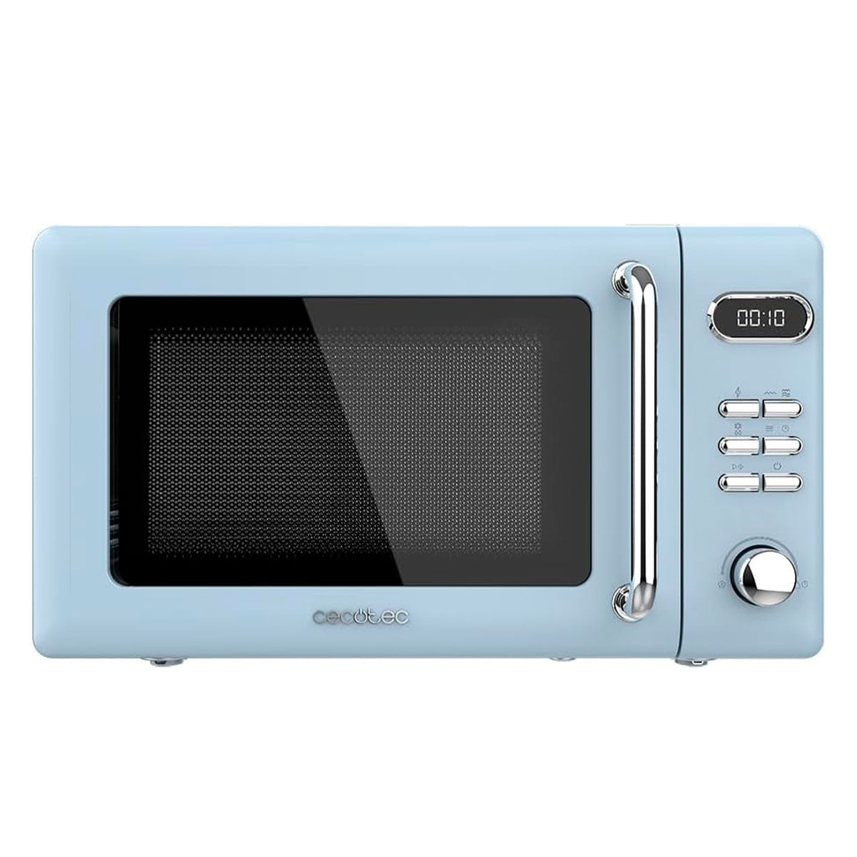 Microondas con grill Cecotec ProClean 5110 Retro 700W 20L diseño vintage azul