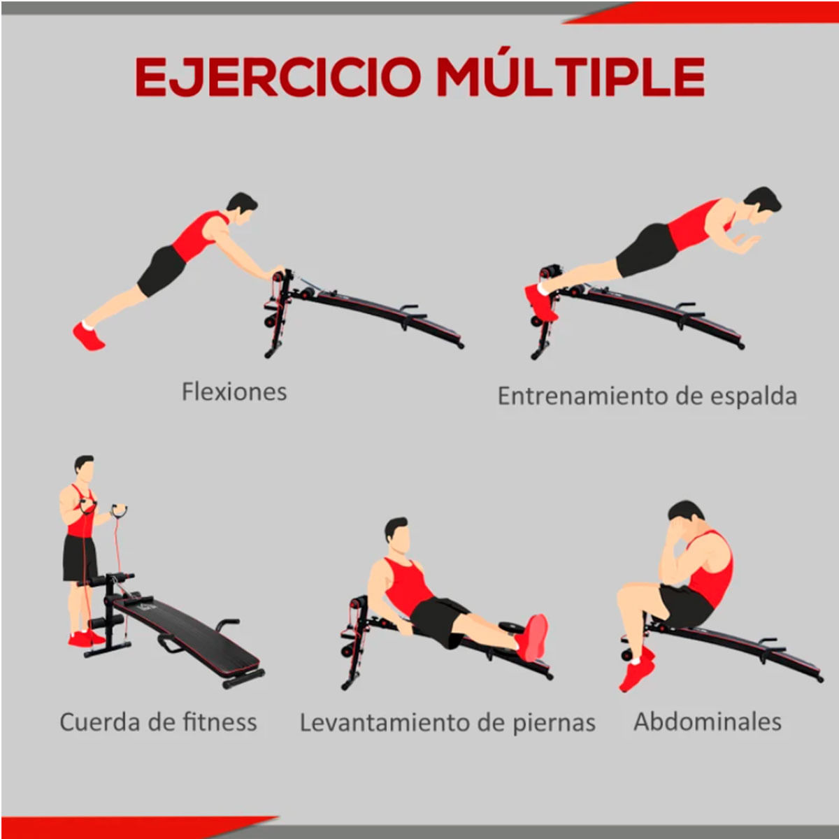 banco-de-abdominales-homcom-ejercicios