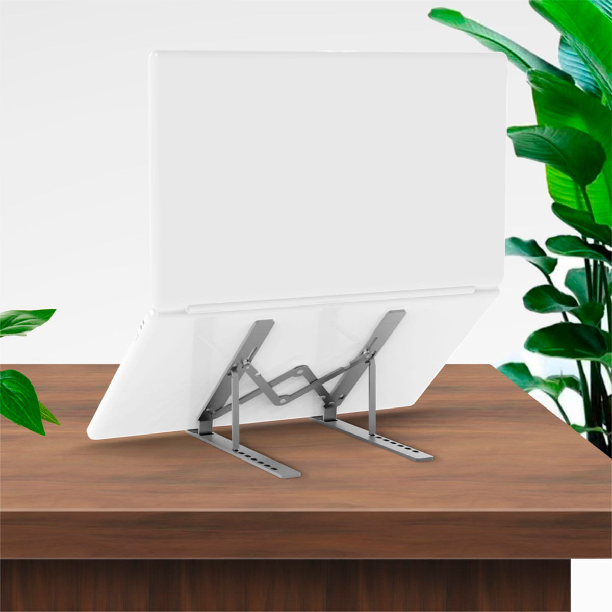 Soporte para portátil y Tablet Aisens LPS3M-177/9 10-15'' plegable con funda gris 3