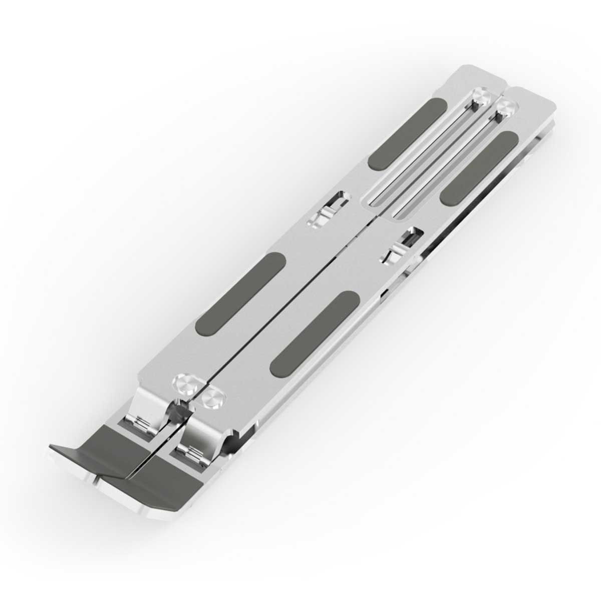Soporte para portátil y Tablet Aisens LPS2M-173/5 10-15'' plegable con funda plata 3