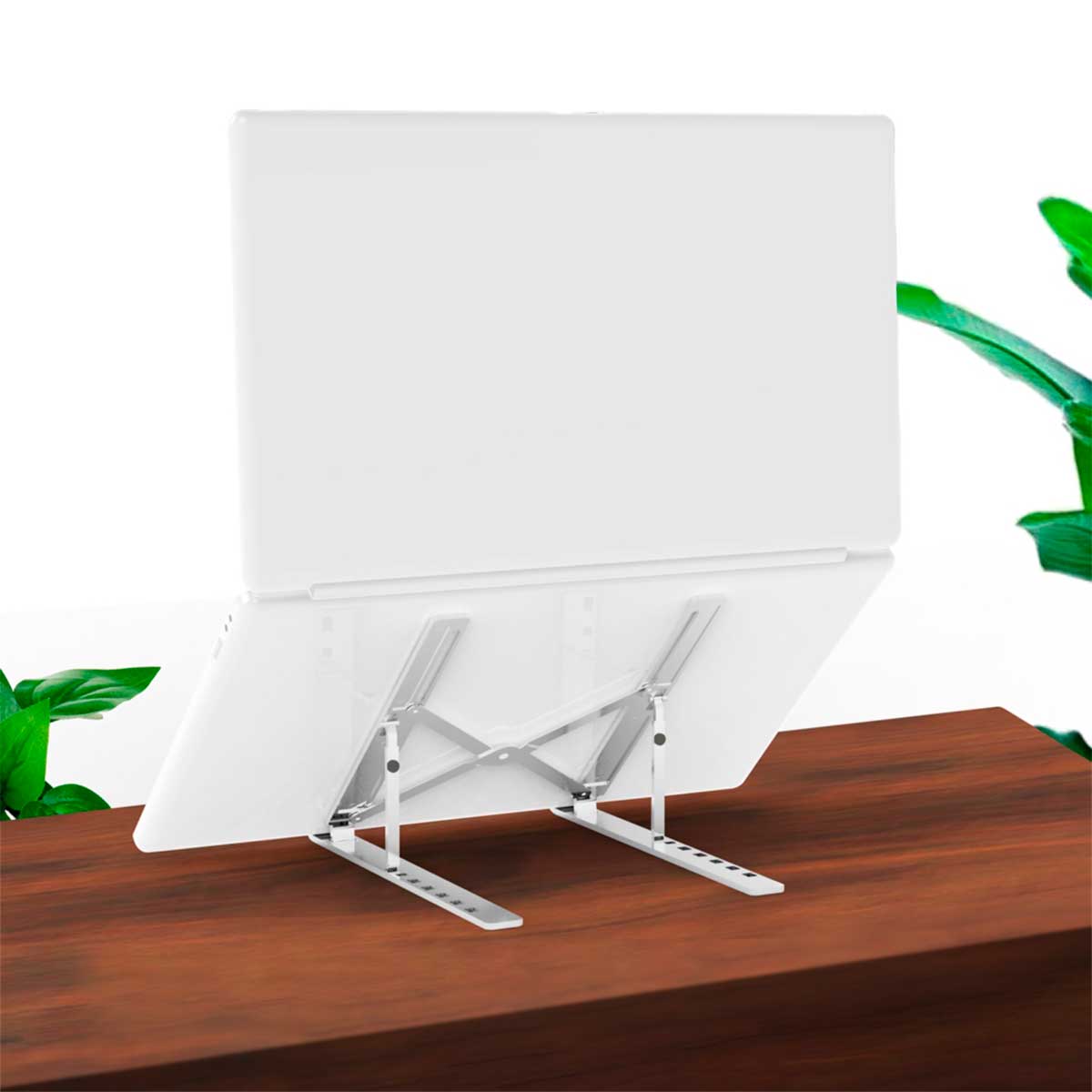 Soporte para portátil y Tablet Aisens LPS2M-173/5 10-15'' plegable con funda plata 6