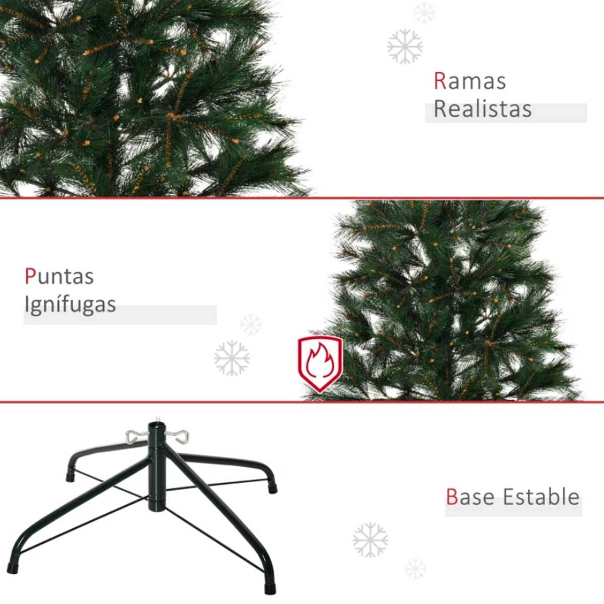 arbol-navidad-artificial-150cm-219-ramas-detalles