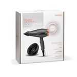 Secador de pelo Smooth Pro 2100 Babyliss 2100W tecnología iónica con accesorios negro 4