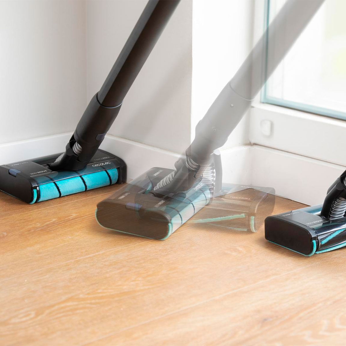 Aspirador vertical Cecotec Scoba 2100 Twice Animal 2 en 1 215W 20kPa especial animales negro 4