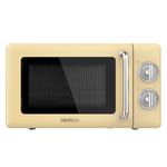 Microondas con grill Cecotec ProClean 3110 Retro 700W 20L diseño vintage amarillo
