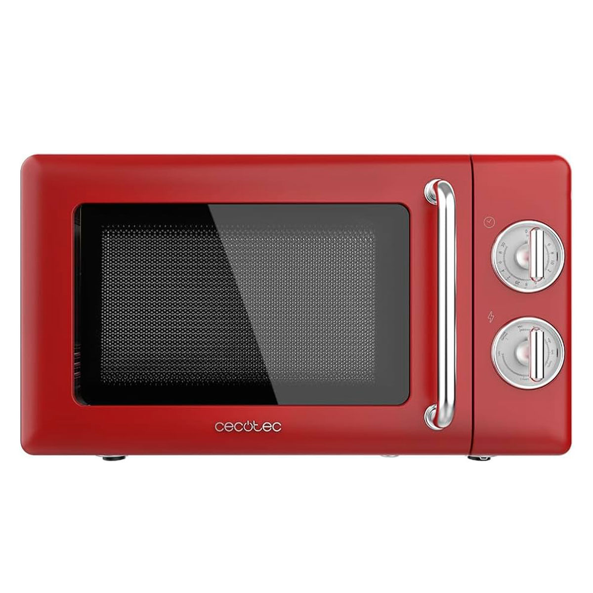 Microondas con grill Cecotec ProClean 3110 Retro 700W 20L diseño vintage rojo