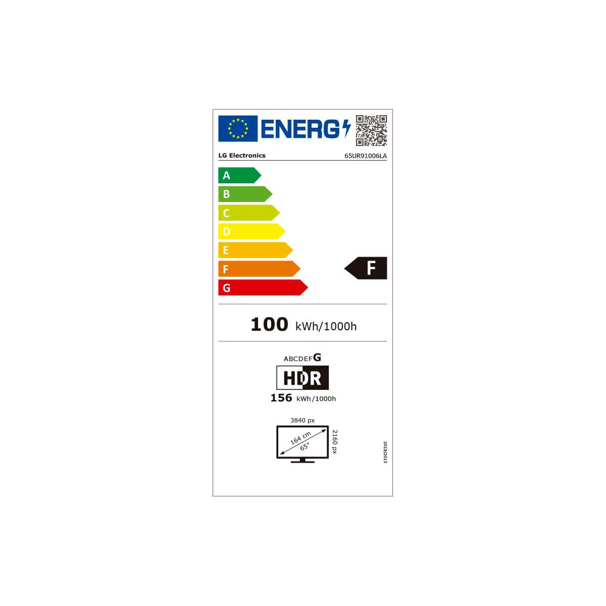 Televisor Smart TV LG 65UR91006LA 65'' 4K UHD LED webOS 23 con IA WiFi Bluetooth 5.0 F negro ee