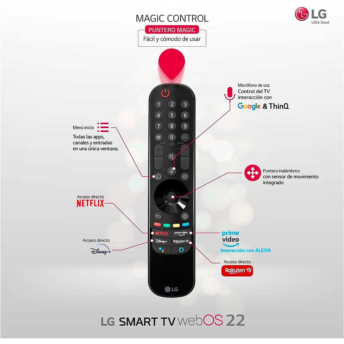 Televisor Smart TV LG 43NANO766QA 43'' 4K UHD Nanocell WiFi SmartTV WebOS 22 G negro 8