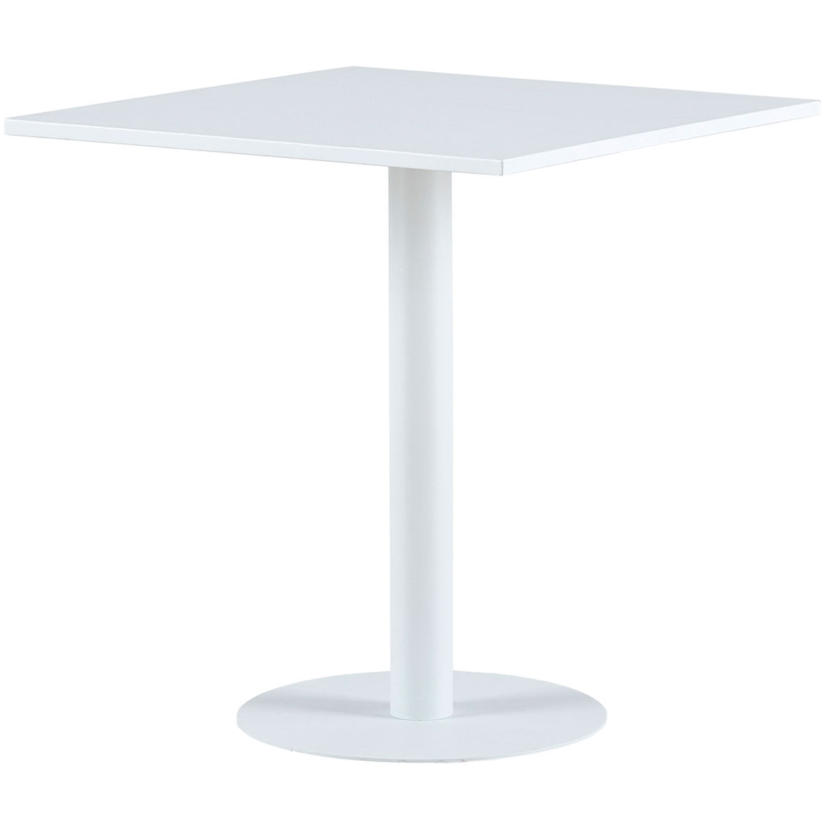 Mesa multiusos Gelato forma cuadrada blanco 73x70x70 cm 2