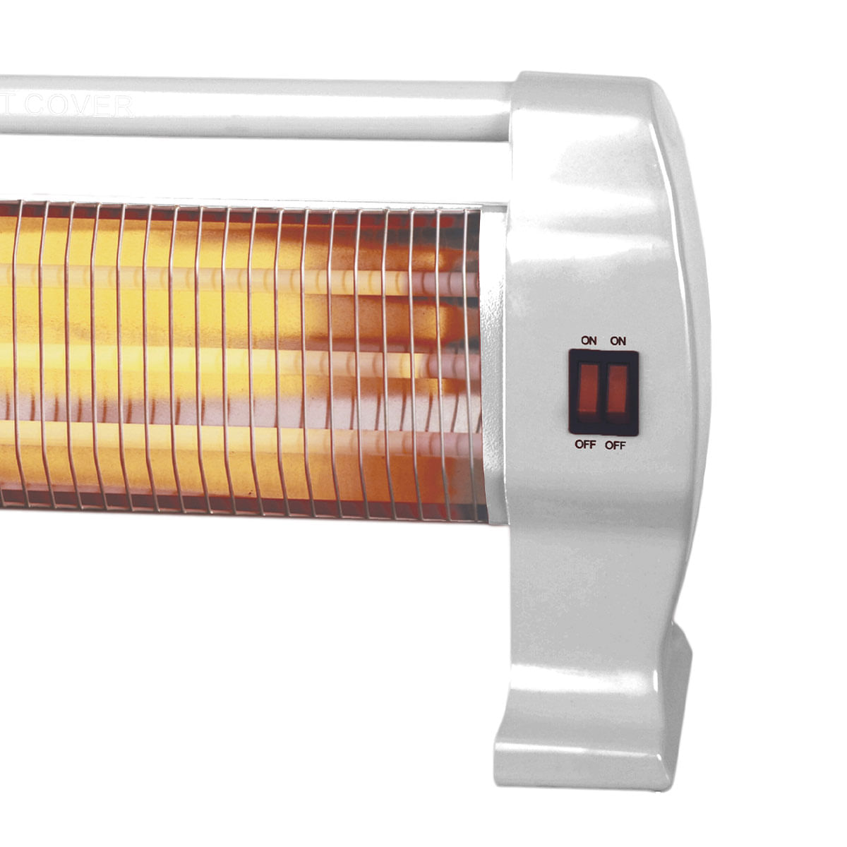 Estufa Eléctrica Halógena Mural SVAN - 1500W, 3 Niveles, Termostato, Bajo Consumo, Color Plata