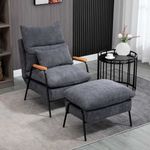 sillon-relax-homcom-salon-gris