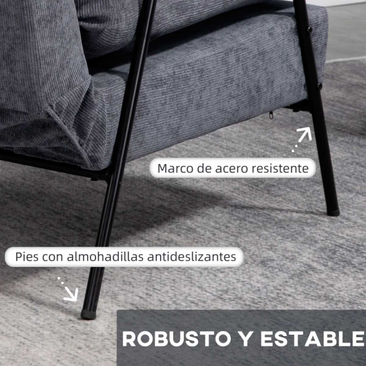 sillon-relax-homcom-salon-gris-estable
