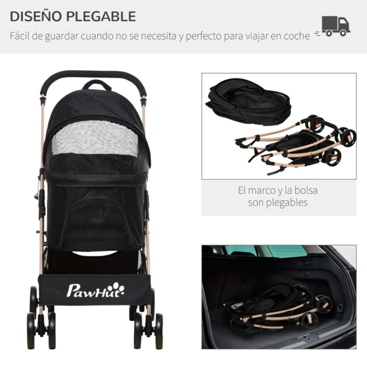 carrito-para-mascotas-pawhut-negro-plegable