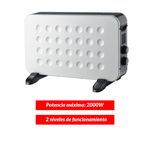 Estufa de convección Svan SVCA01CH 2000W 2 niveles blanco 3