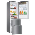 Frigorífico combi Haier HTR3619FNMN No Frost 348L 3 puertas F inox 190,5 cm 2