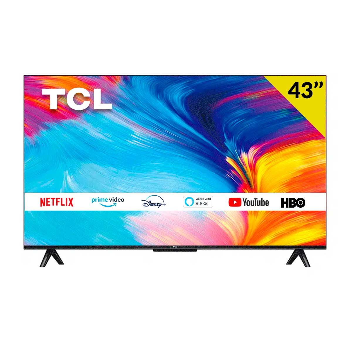 Televisor Smart TV TCL P63 Series 43P631 43" 4K UHD LED WiFi Google TV F negro