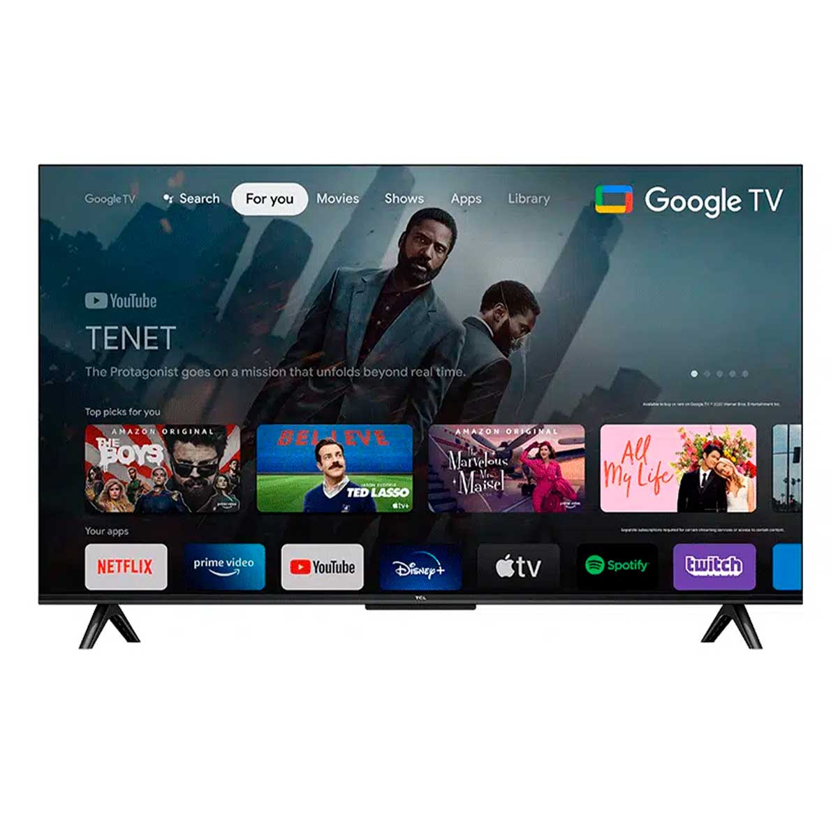 Televisor Smart TV TCL P63 Series 43P631 43" 4K UHD LED WiFi Google TV F negro 2