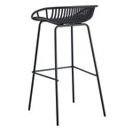 Pack de 4 taburetes altos Shell uso interior/exterior negro 5