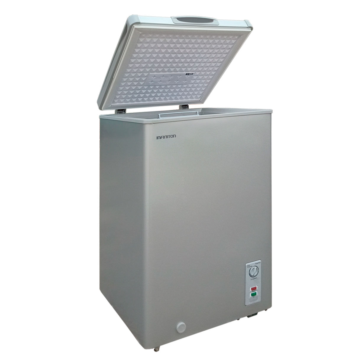Arcón congelador Infiniton CH-15M cíclico 142L Dual System F inox 86 cm 2