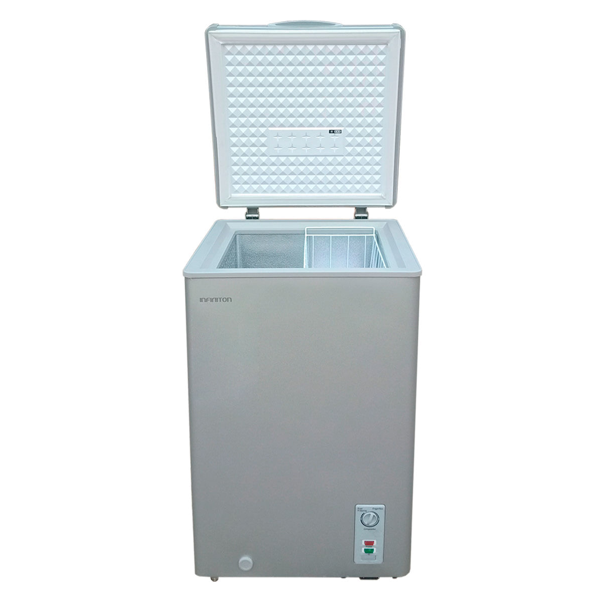 Arcón congelador Infiniton CH-15M cíclico 142L Dual System F inox 86 cm 3