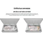 Arcón congelador Infiniton CH-15M cíclico 142L Dual System F inox 86 cm 5