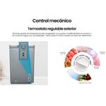 Arcón congelador Infiniton CH-15M cíclico 142L Dual System F inox 86 cm 6