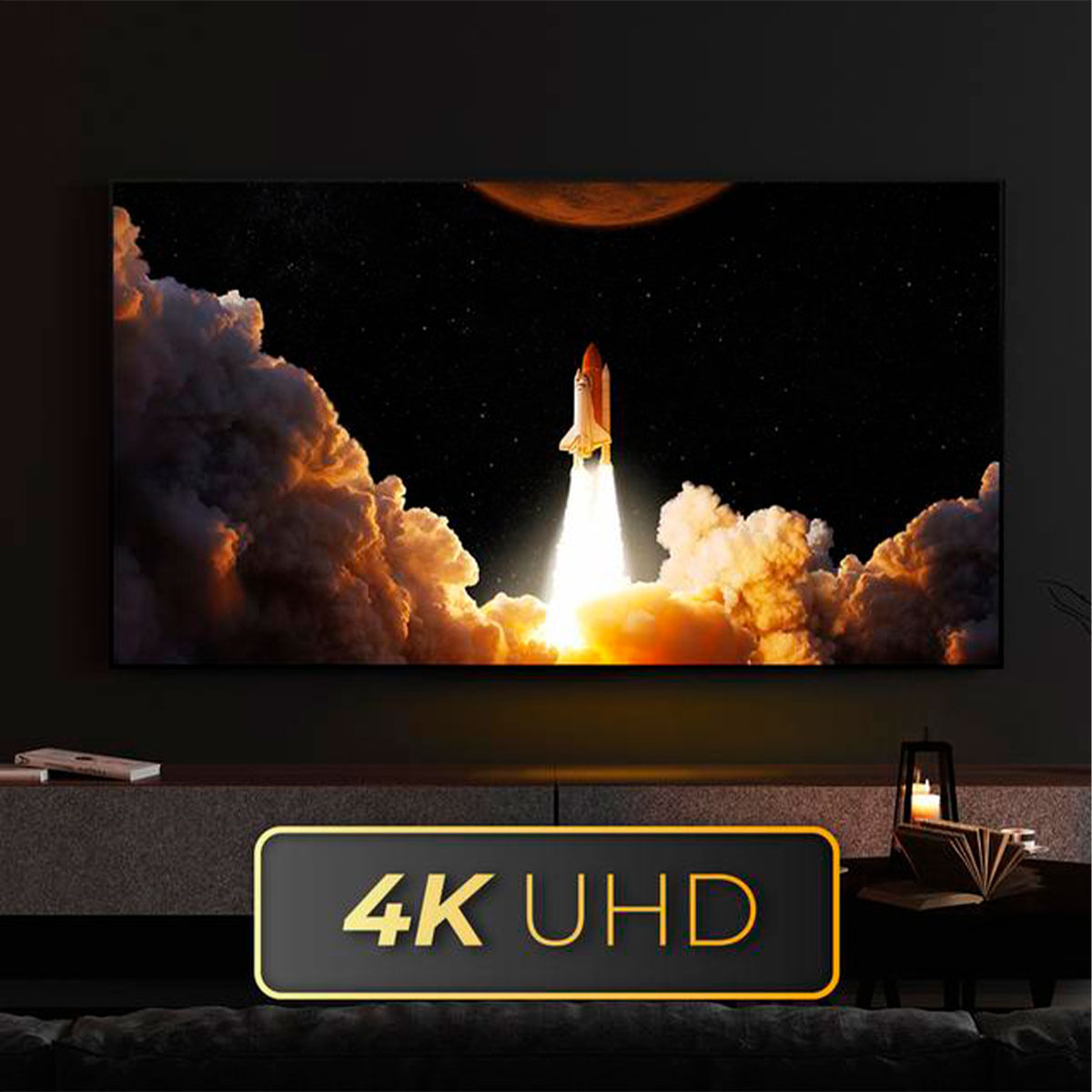 Televisor Smart TV Cecotec TV LED A3 Series ALU30075 75'' 4K UHD LED Android 11 F negro 3