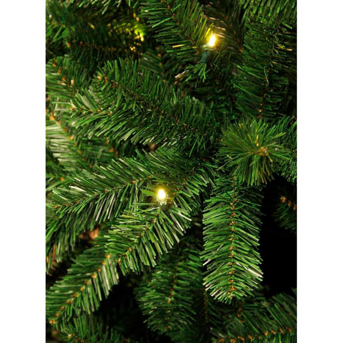Árbol de Navidad Black Box 525 ramas con luces LED verde Ø115x185 cm  2