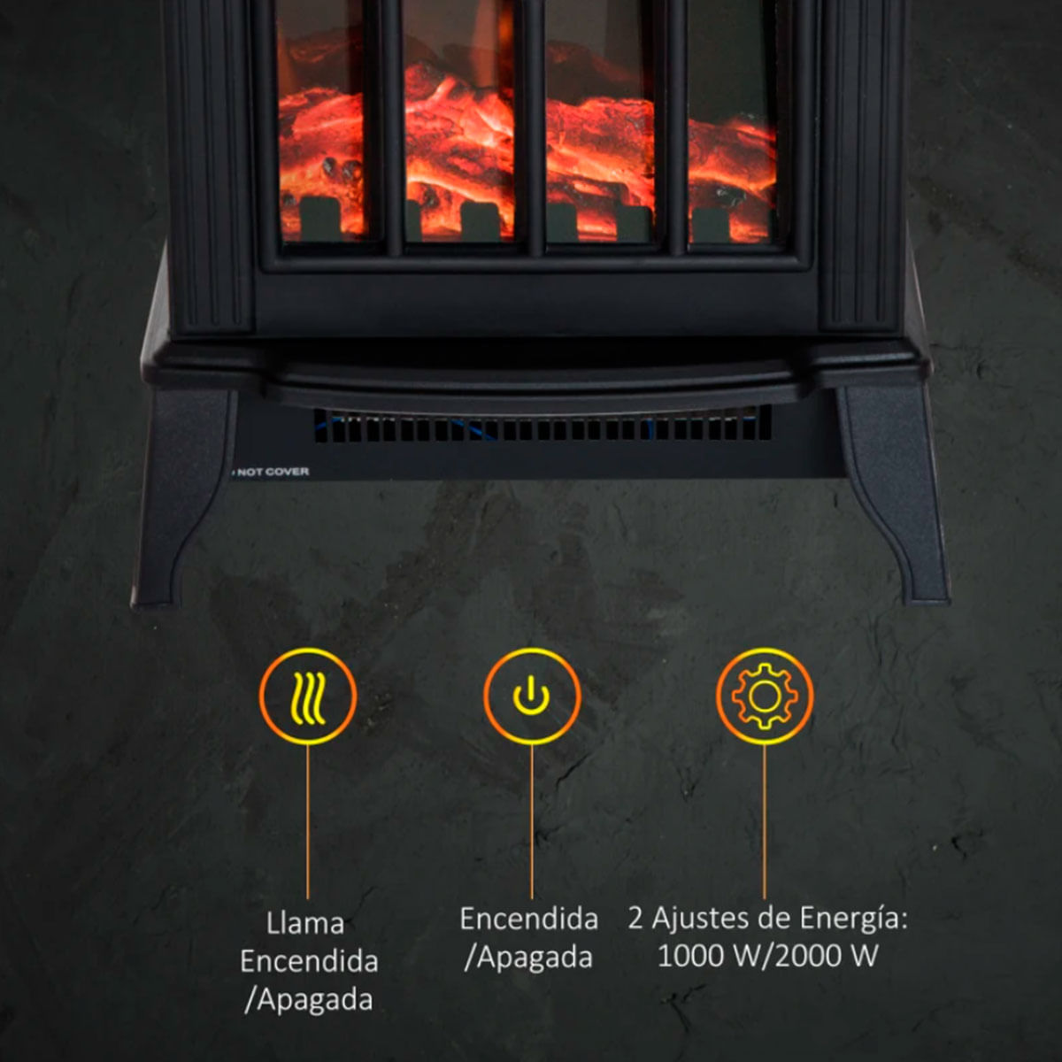 chimenea-electrica-llama-led-2000w-caracteristicas