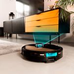 Robot aspirador Cecotec Conga Eternal Max Titanium 4 en 1 compatible con App y Alexa negro 2